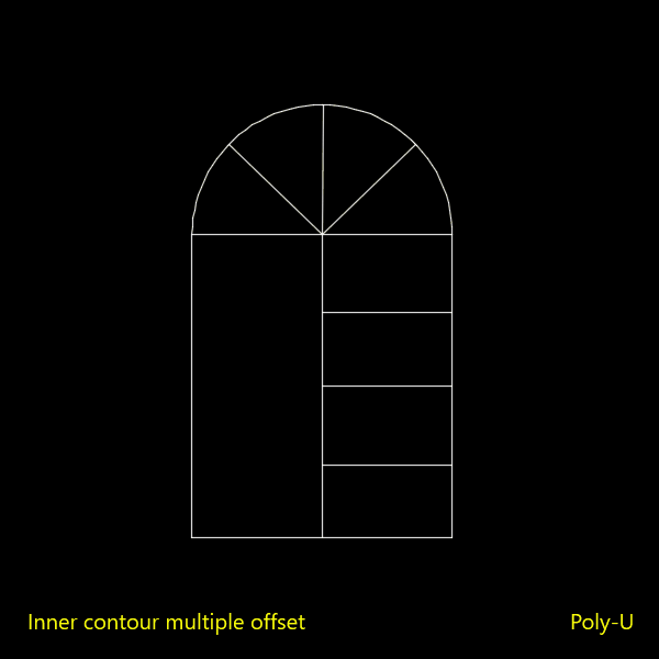 Inner contour offset preview
