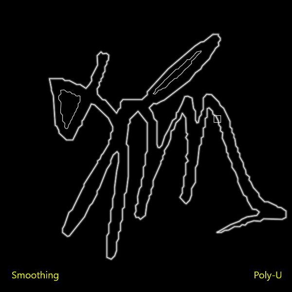 Polyline optimization 1(simplify) preview