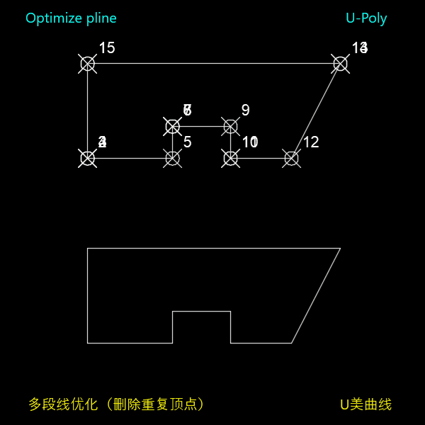 Polyline optimization 1(simplify) preview