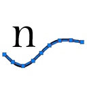Divide polyline by a fixed number icon