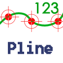 Number curve nodes icon